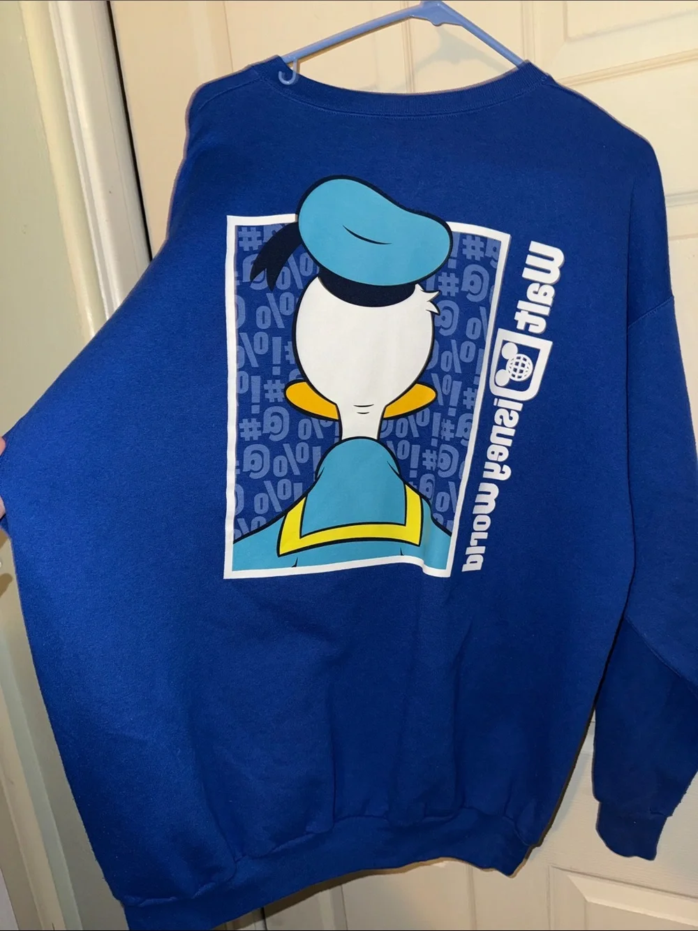 Disney Royal Blue Donald Duck Graphic Sweatshirt